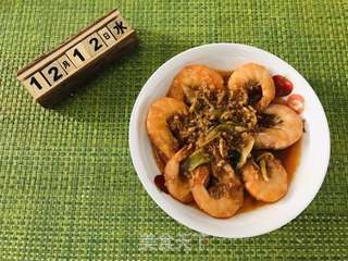 醪糟烧大虾的做法步骤：8