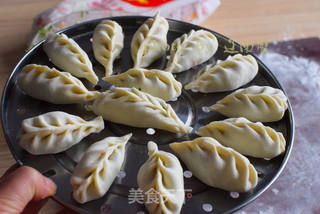 鲜嫩多汁的荠菜饺子的做法步骤:11