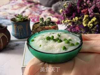 萝卜丝豌豆粥的做法步骤:8