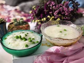 萝卜丝豌豆粥的做法步骤:9