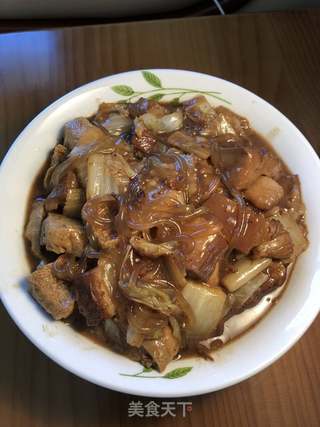 猪肉白菜炖粉条的做法步骤：5