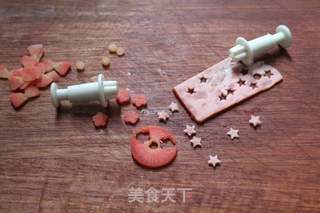 圣诞花环~咖喱炒饭的做法步骤:8