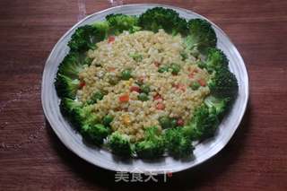 圣诞花环~咖喱炒饭的做法步骤:16