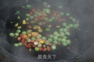 圣诞花环~咖喱炒饭的做法步骤:11