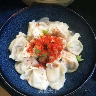 油泼萝卜羊肉饺子的做法步骤:10