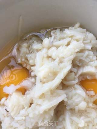 金针菇蛋羹的做法步骤:6