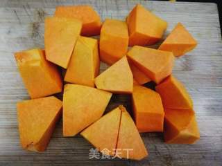 怎样熬好南瓜大米粥的做法步骤:3