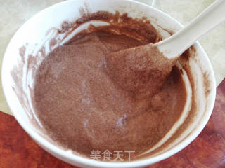 斑马纹蒸蛋糕的做法步骤:6