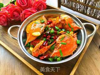 香辣蟹的做法步骤:10
