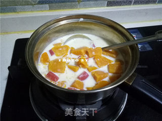 南瓜燕麦浓汤的做法步骤:5