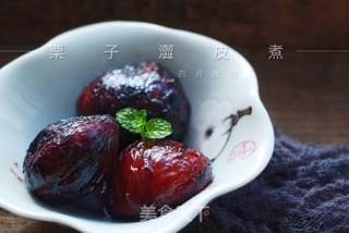栗子涩皮煮的做法步骤:8