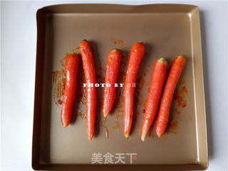 如何烤出好吃的胡萝卜——秘制烤胡萝卜的做法步骤:7