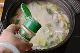 田园海鲜泡饭的做法步骤:5