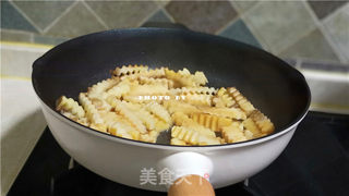 如何做出低脂营养的薯条的做法步骤:7
