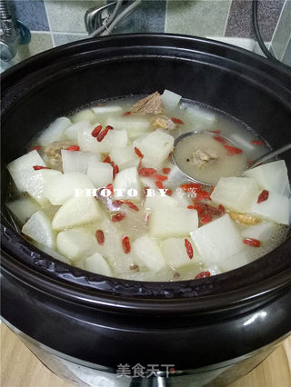 白萝卜牛腩汤的做法步骤:9