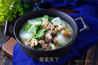白萝卜羊肉汤的做法步骤:12