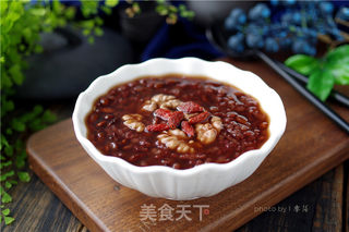 黑豆核桃粥的做法步骤:8