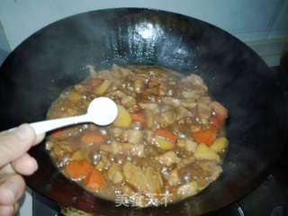 五花肉炖土豆的做法步骤:10