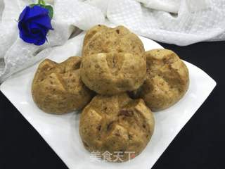 红糖开花馒头的做法步骤:17