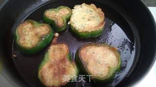 青椒鸡蛋饼的做法步骤:9