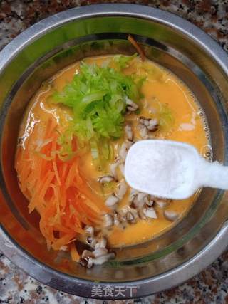 蔬菜厚蛋烧的做法步骤:7