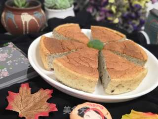 香蕉蔓越莓戚风蛋糕的做法步骤：17