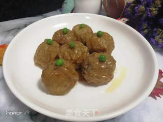 油面筋酿肉的做法步骤:9