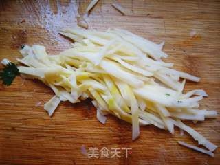 酸辣肚丝汤的做法步骤:4