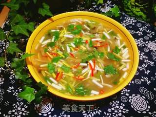 酸辣肚丝汤的做法步骤:15