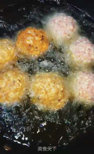 红烧肉丸子的做法步骤:8
