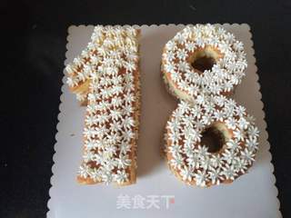 数字生日蛋糕的做法步骤:12