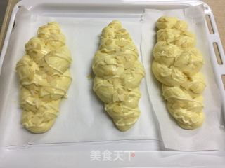 杏仁辫子面包（汤种，一次发酵）的做法步骤：17