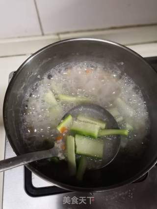 丝瓜燕麦粥的做法步骤:7