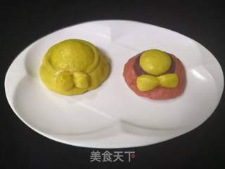 可爱帽子小馒头的做法步骤:15