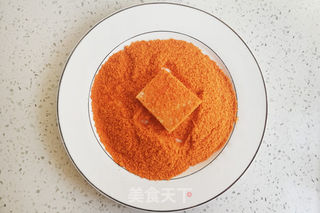 韩国泡菜味烤豆腐的做法步骤:4