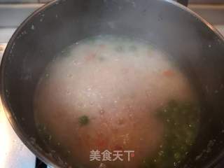 碗豆胡萝卜小米粥的做法步骤：4