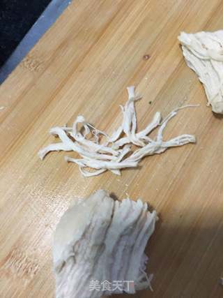 鸡丝拌白菜的做法步骤:7