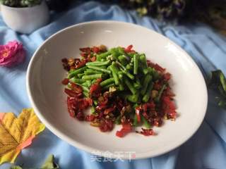 红椒拌豇豆的做法步骤:11