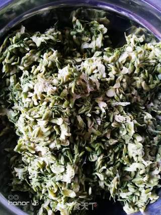槐花包子的做法步骤:4