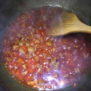 香辣牛肉酱的做法步骤:14