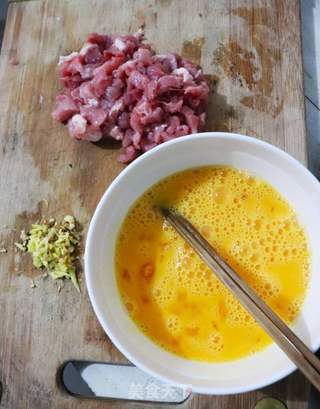 家常菜~瘦肉蒸蛋的做法步骤:3
