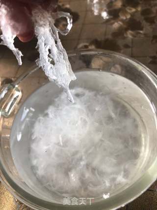 荔枝燕窝的做法步骤:2