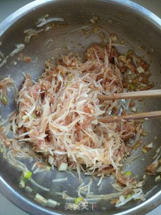 炸萝卜鸡肉丸的做法步骤:8