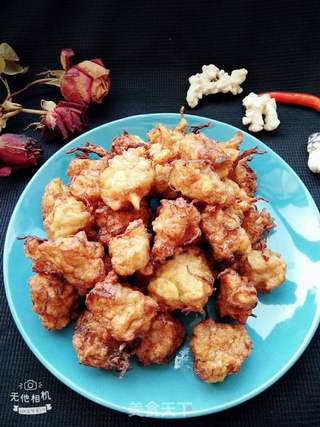 炸萝卜鸡肉丸的做法步骤:13