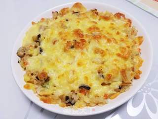 “萝卜”胡萝卜香菇焗饭的做法步骤：6