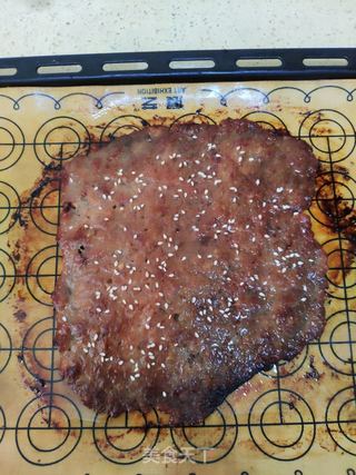蜜汁猪肉脯的做法步骤:7