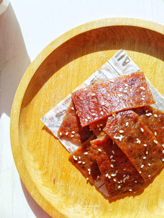 蜜汁猪肉脯的做法步骤:9