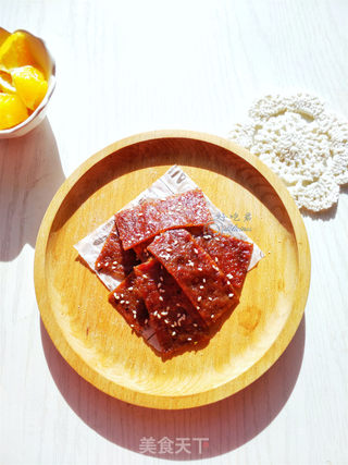 蜜汁猪肉脯的做法步骤:10