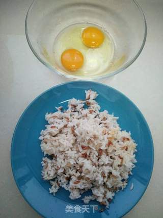 海参蔬菜炒饭的做法步骤:5