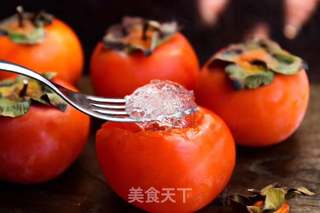 燕窝柿子的做法步骤:4